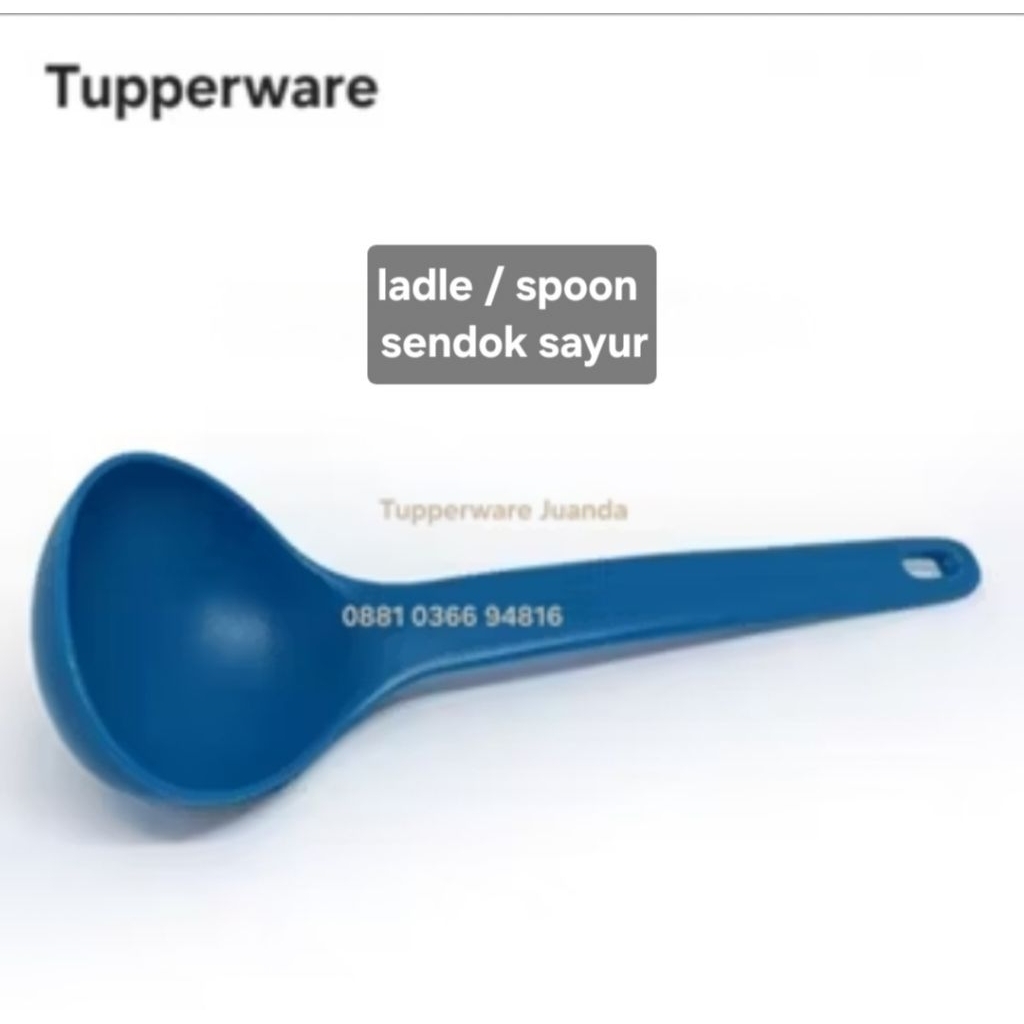 sendok sayur/ soup server ladle l spoonl irus tupperware