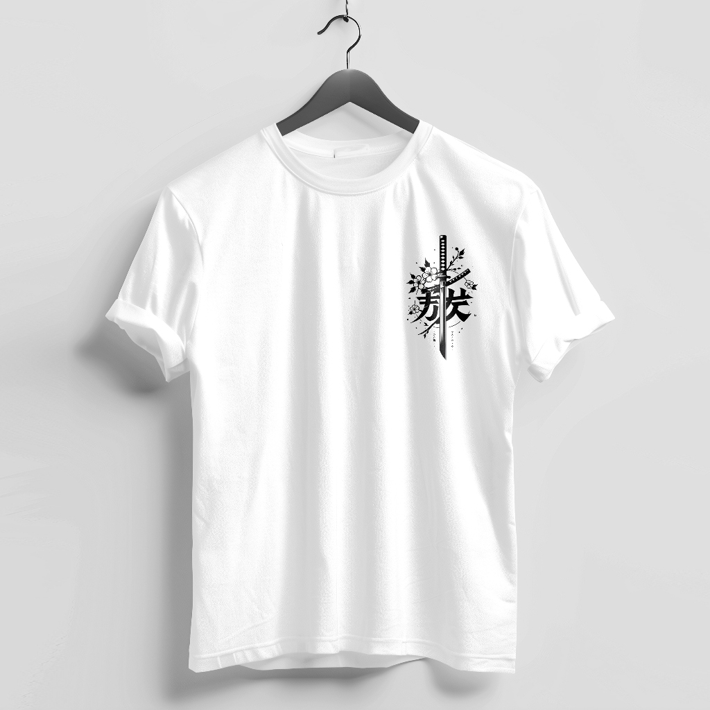 Kaos pria & wanita lengan pendek gambar distro bahan polyester 24s  K40