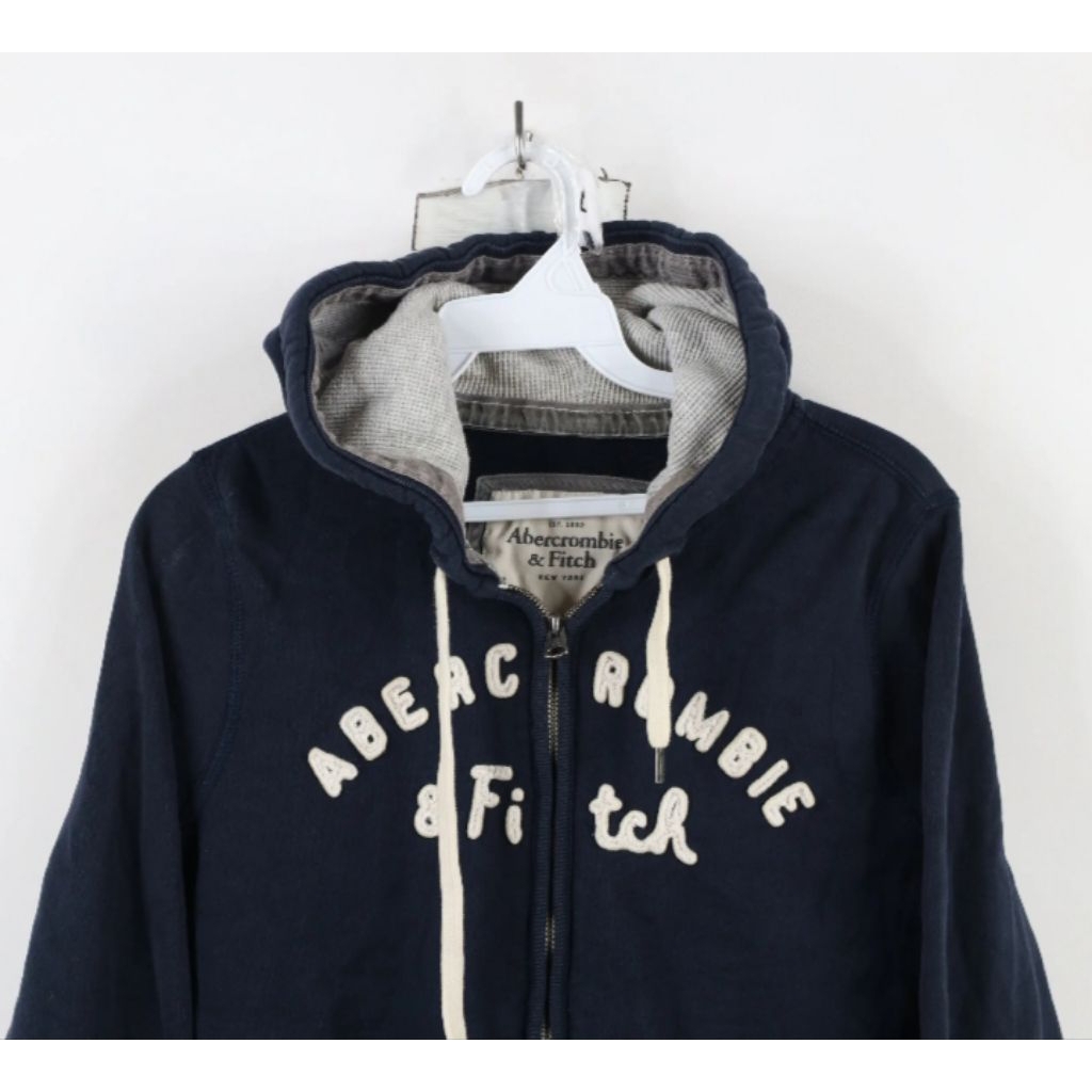 HOODIE ZIPPER ABERCROMBIE & FITCH (SIZE M) DESIGN IN NEW YORK