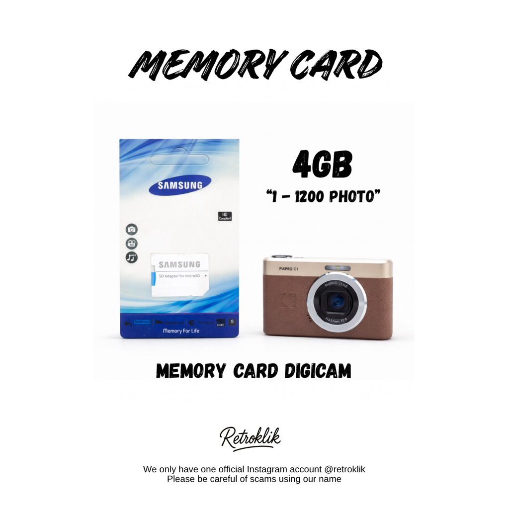 Memory Card Kamera Digicam