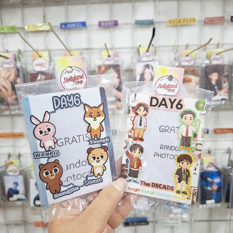 Toploader PC Holder Deco Sticker DAY6 (FREE Photocard) Fanmade Unofficial