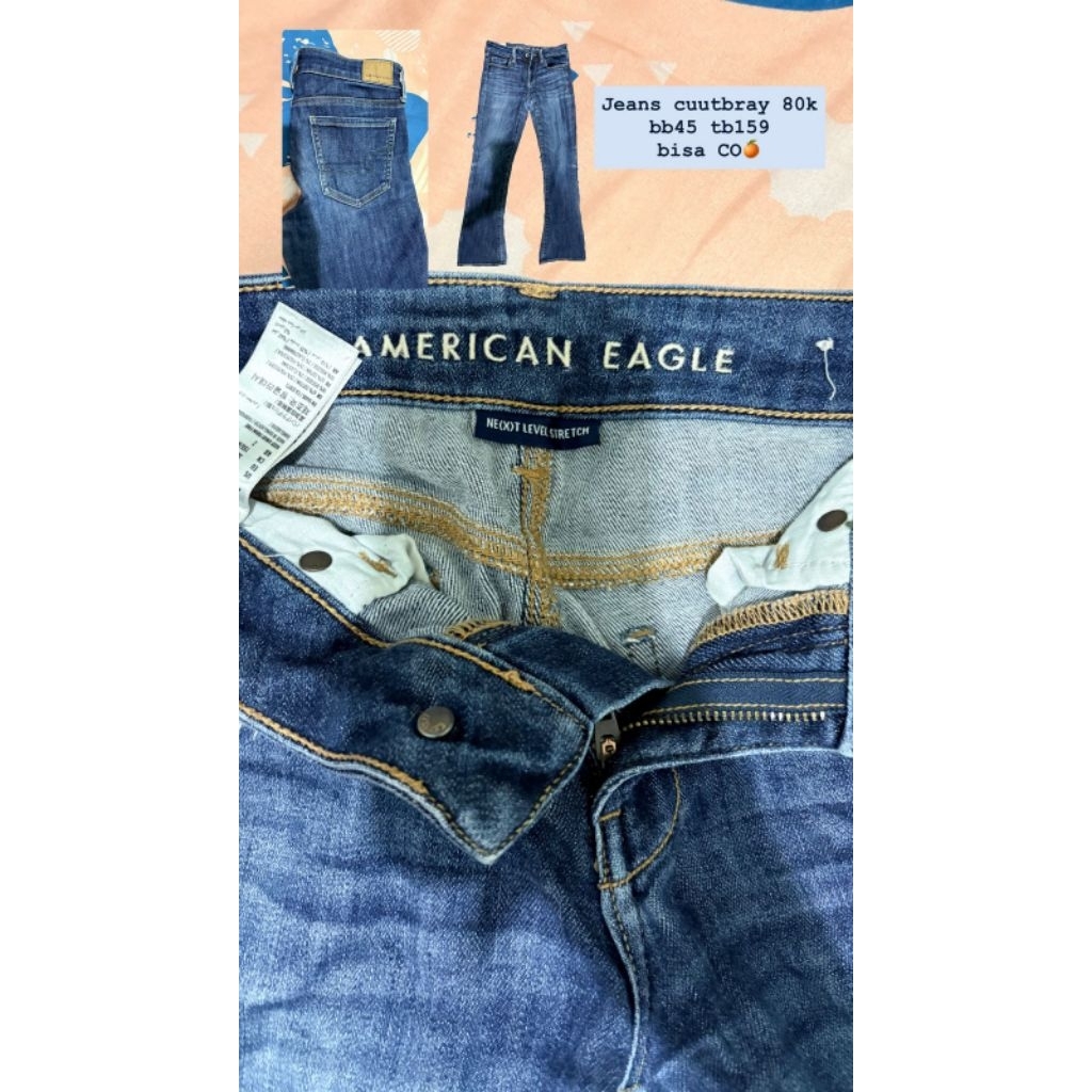 PRELOVED Jeans Cutbray