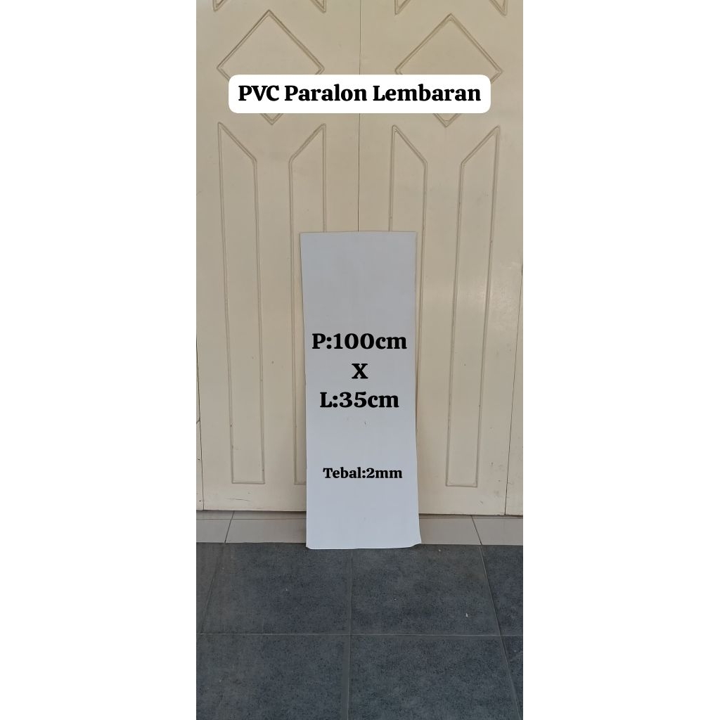 PVC Paralon Lembaran 100X35cm