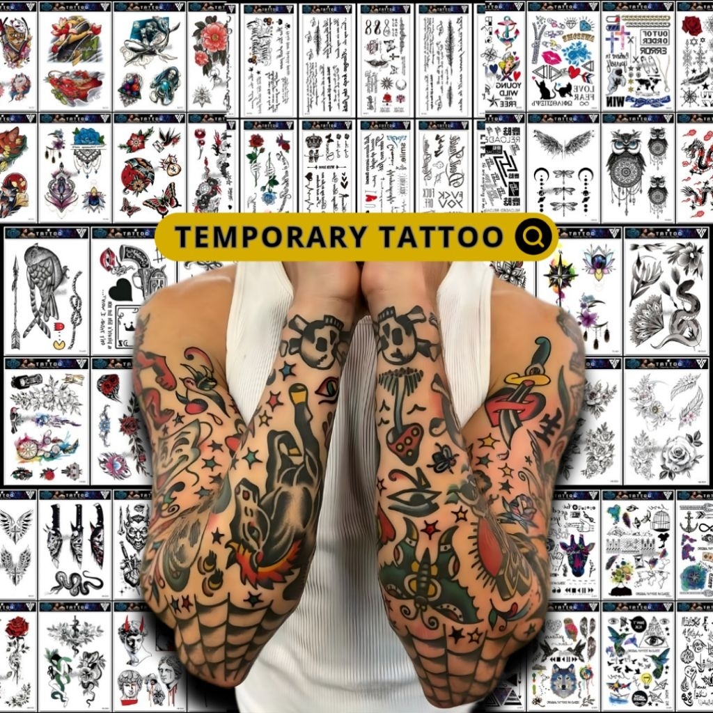 [SW] Temporary Tatto Sticker Tato Temporer kecil kecil berwarna