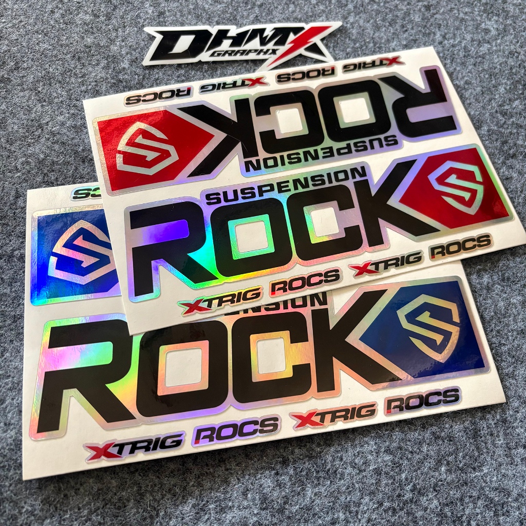 Sticker Usd ROCKS HOLOGRAM REAL JUMP MGV EXPEDITION WR KLX CRF KTM KX GORDON
