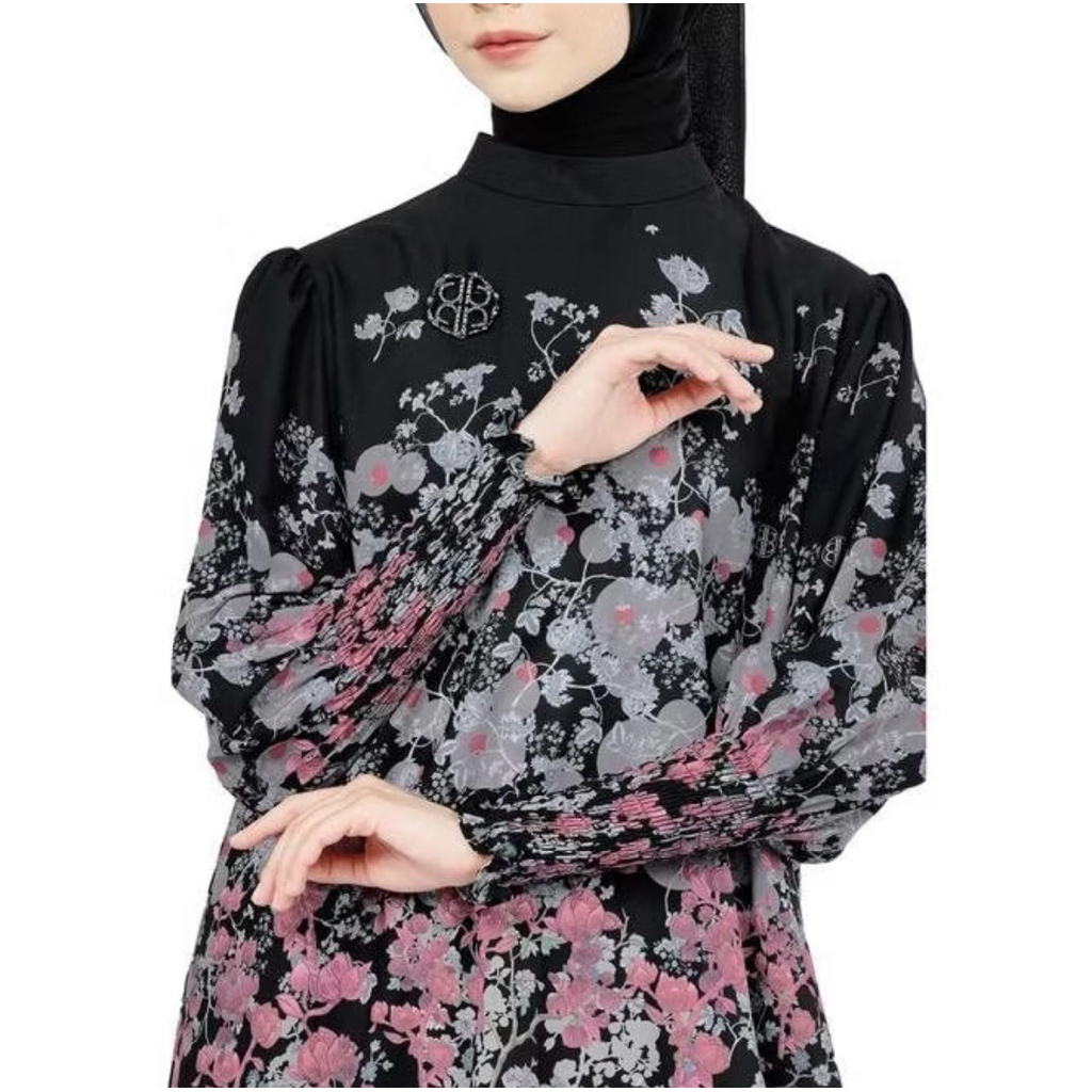 Nada Puspita Bonjour Smock Blouse Black XS