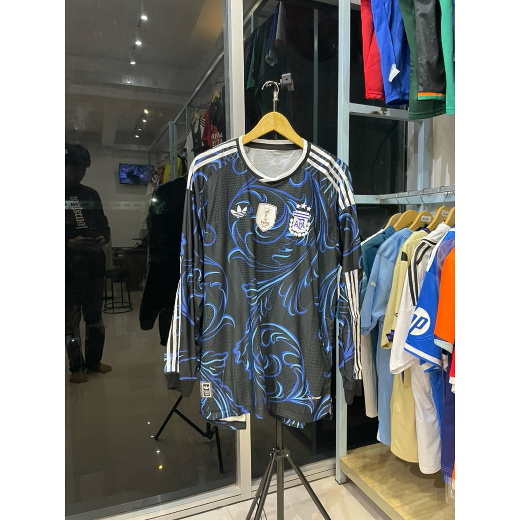 JERSEY ARGENTINA AWAY (LS) PLAYER ISSUE PIALA DUNIA GRADE A