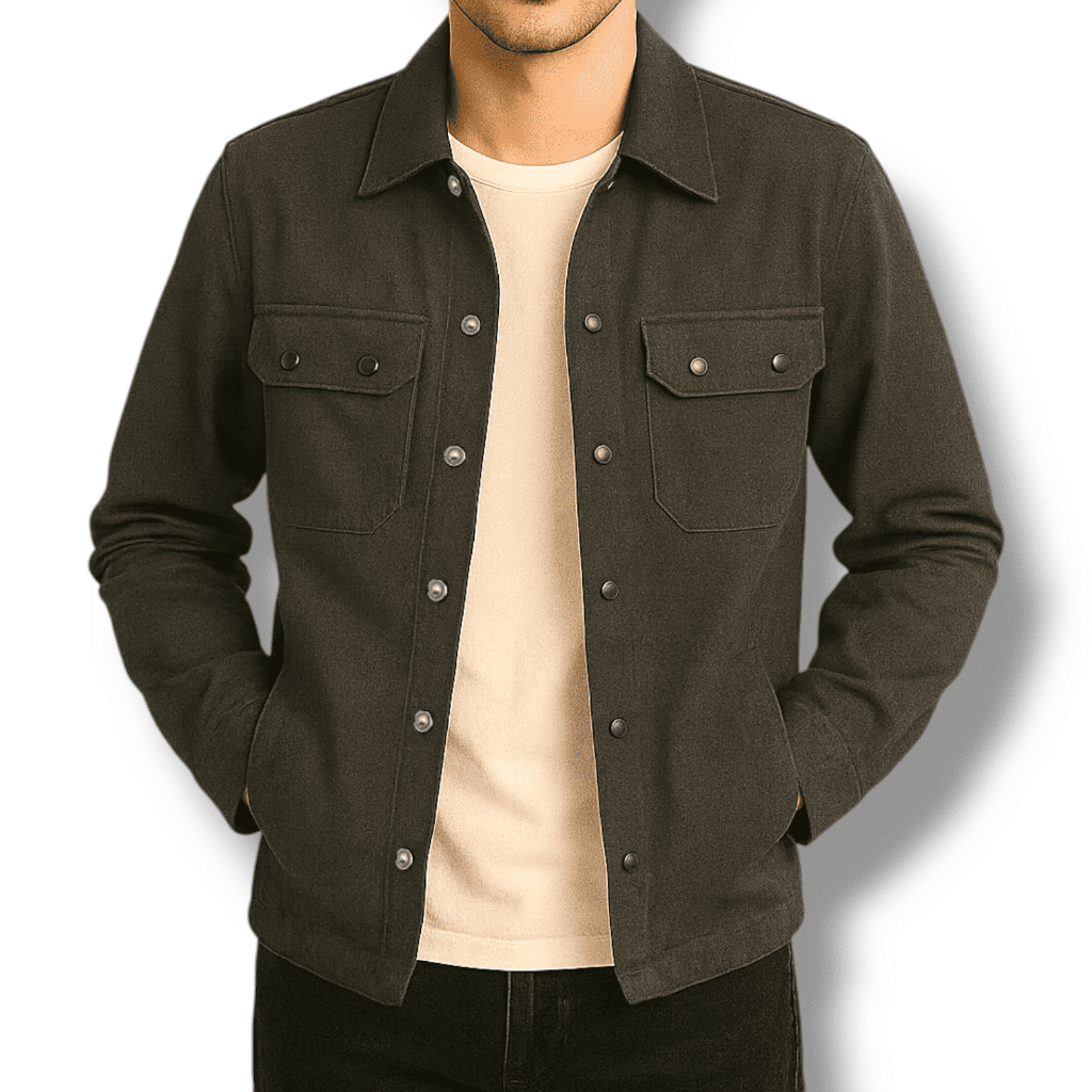 Jaket Pria Trucker Semi Parka Baju Cowok Keren Lengan Panjang Distro Terbaru Murah Motor Kuliah Gaya