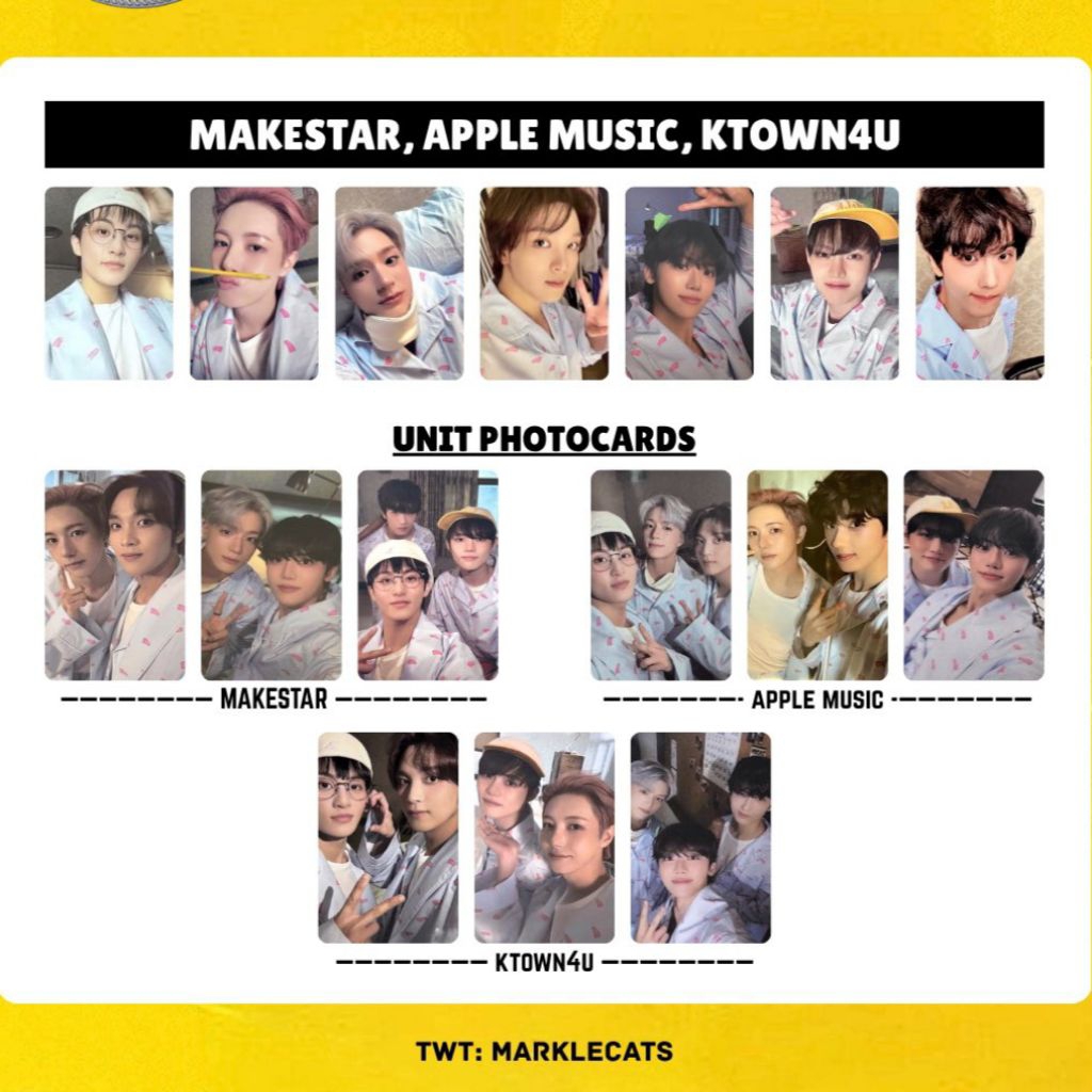 Ready Stock Album Sealed Digipack Go Back To The Future GBTTF Photocard Unit Mark Haechan MaHae Ktow