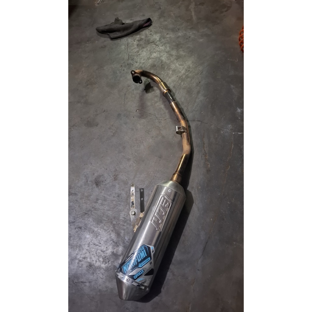 knalpot gridz standar ori klx