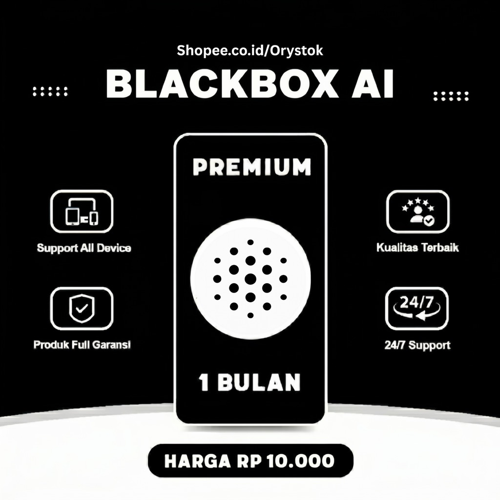 BLACKBOX AI PREMIUM 1 TAHUN FULL GARANSI