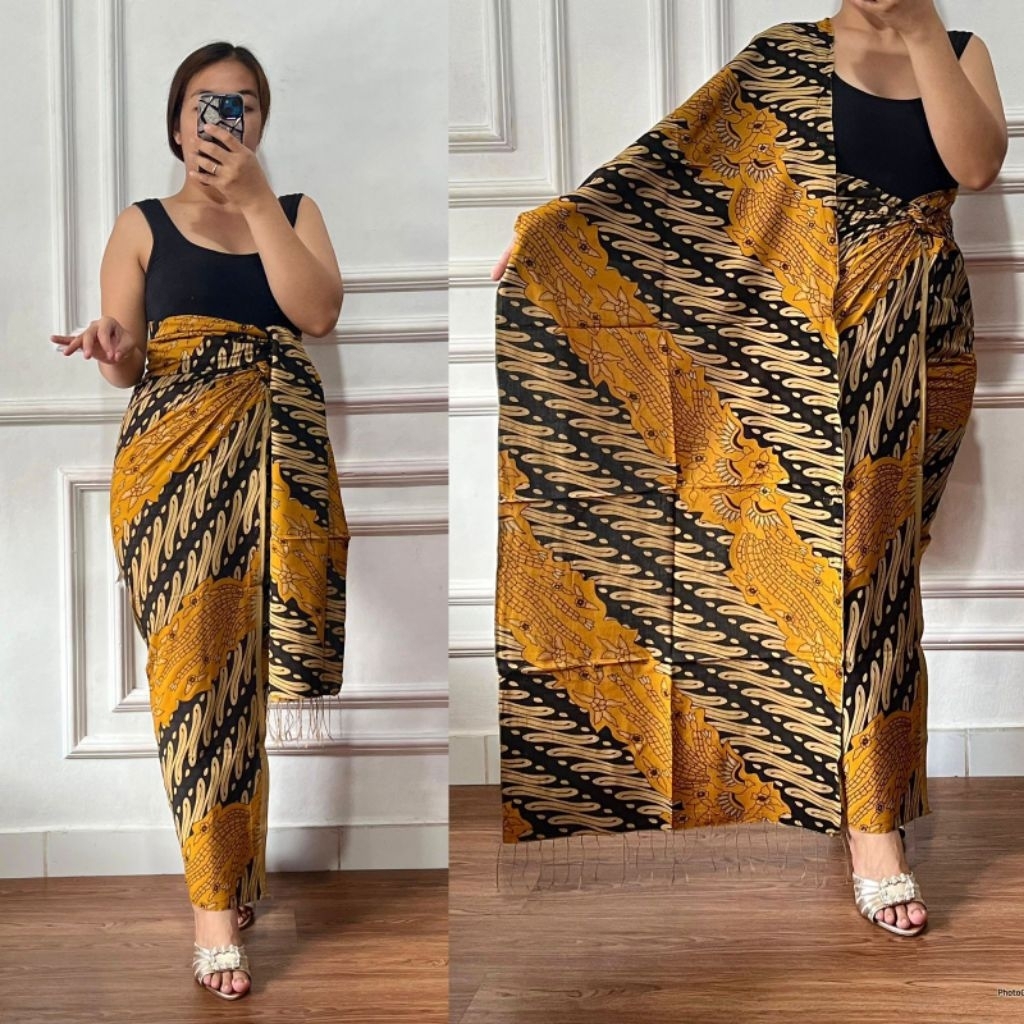 KAIN BATIK SUTRA PARIS SET SELENDANG TERMURAH TERLARIS / BATIK INDONESIA / Kamen Sutra paris