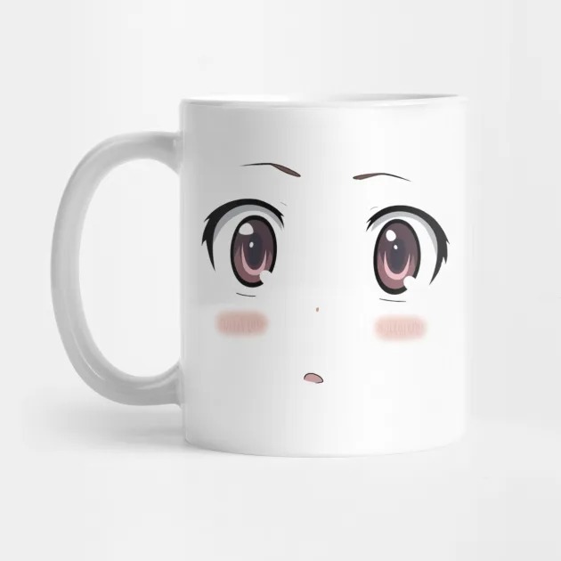 Toradora Taiga Blushing Anime Eyes - Toradora Tea Mug