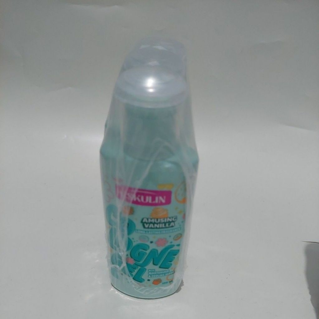 [ 6 Pcs Besar ] Eskulin Cologne Gel AMUSING VANILLA 100 ml/ Wangi/ Tahan lama