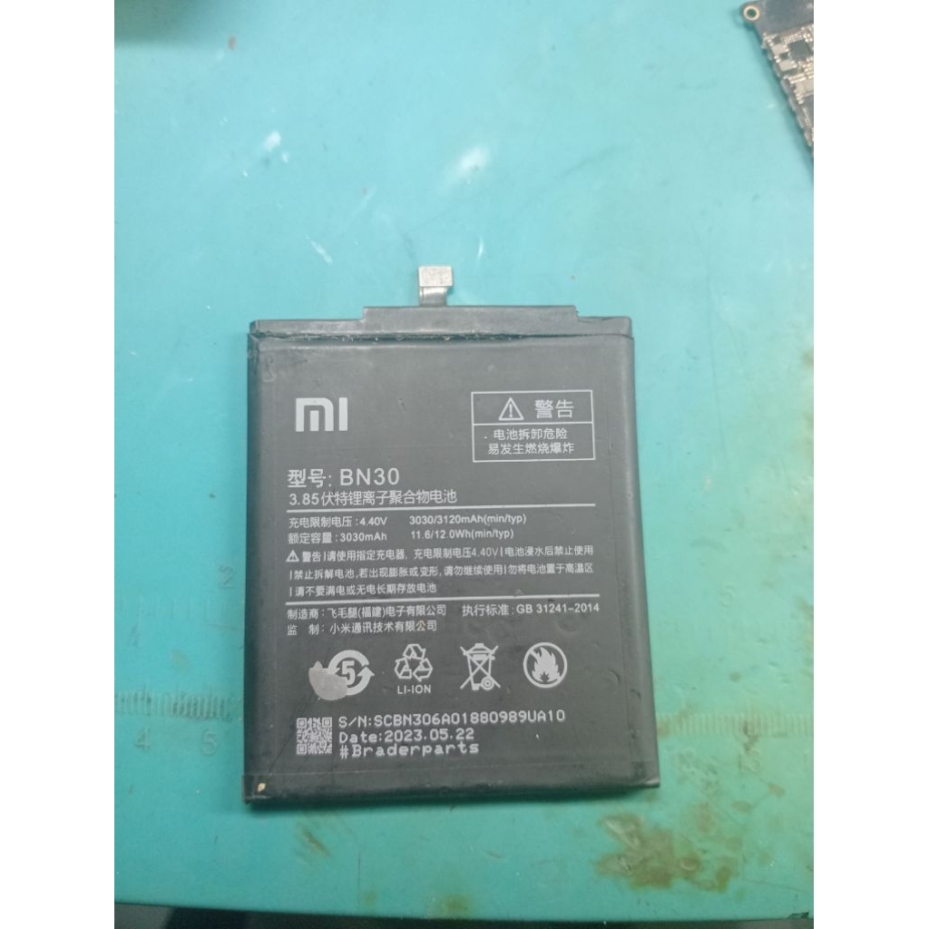 baterai redmi 4a 5a BN30 ori
