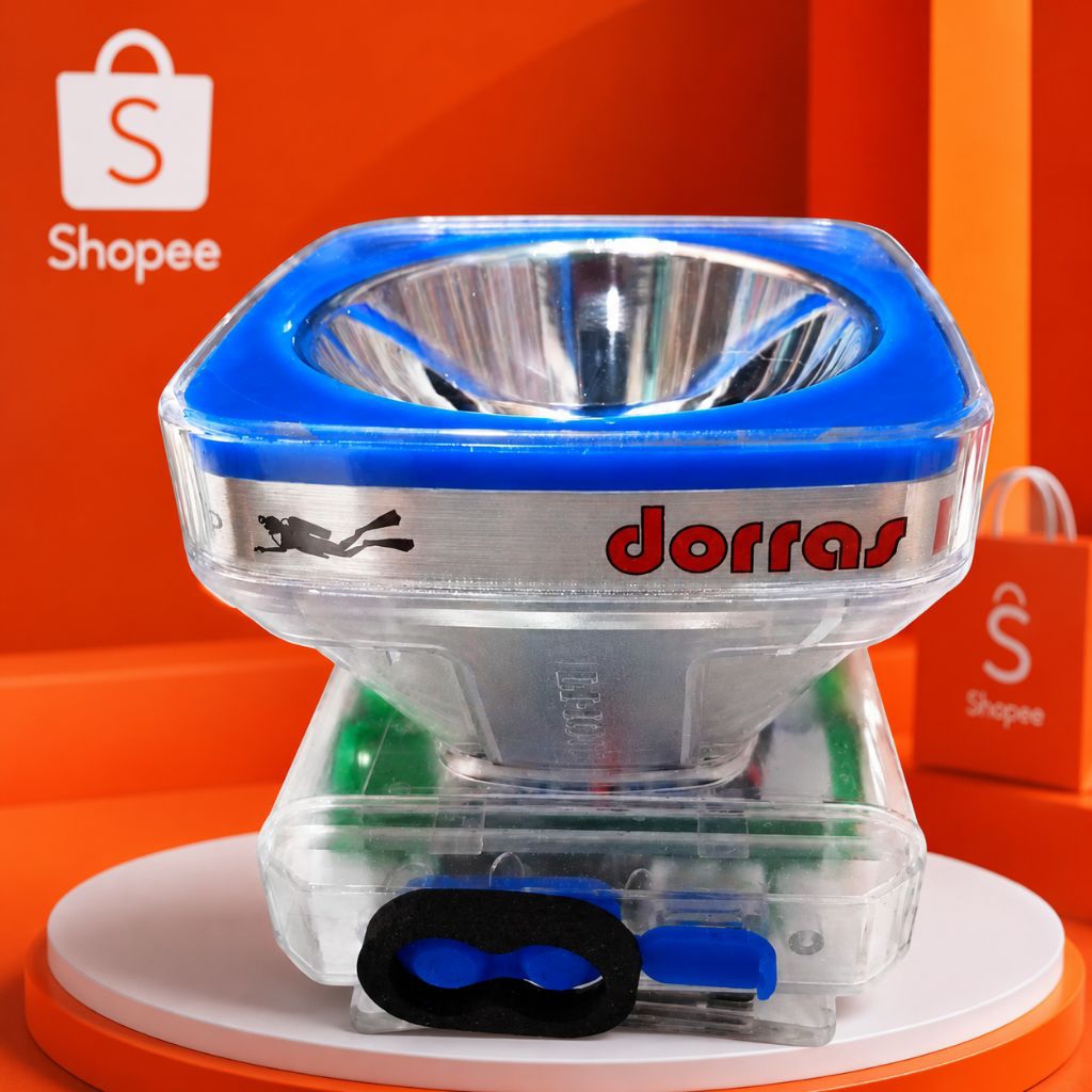 Senter Kepala Selam DS-150 Dorras 150Watt Diving Headlamp