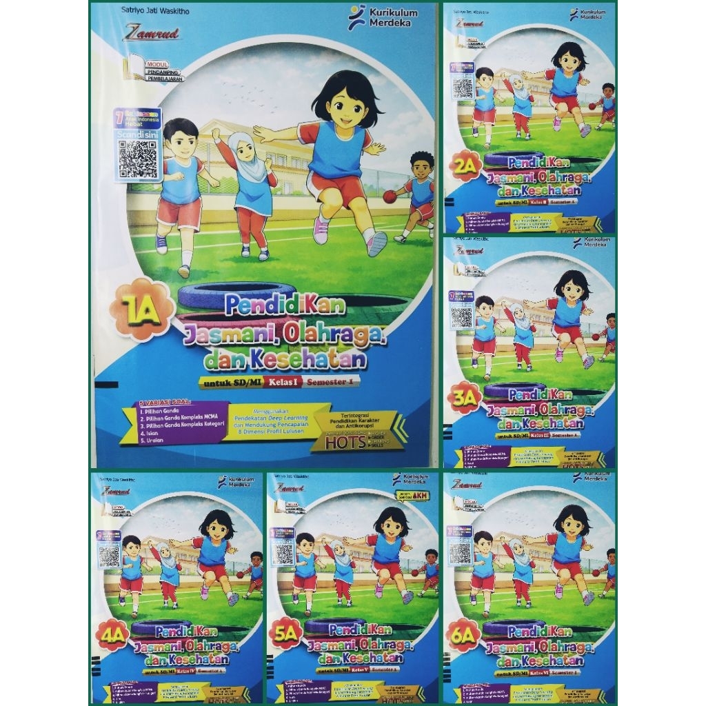 LKS SD MI PENJASKES PJOK KELAS 1 2 3 4 5 6  SEMESTER 1 KURIKULUM MERDEKA