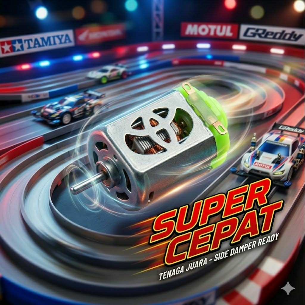 Dinamo TAMIYA KILIKAN SETAN untuk tamiya modifikasi (speed lebih dari 90 km/jam)