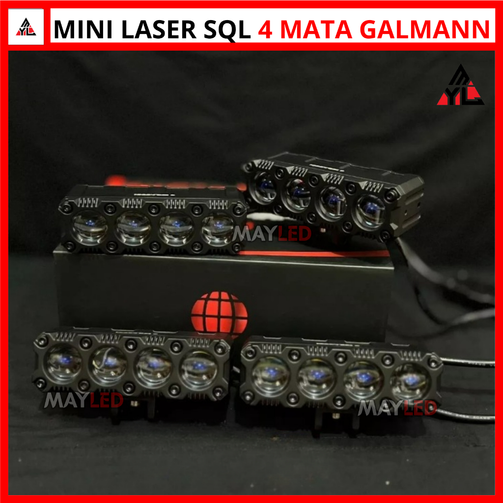 SQL 4 MATA | SQL 4 MATA GALMANN LENSA BLUE LENS PLUS DEMON | MINI LASER GUN 4 MATA GALMAN | NEWW ARI
