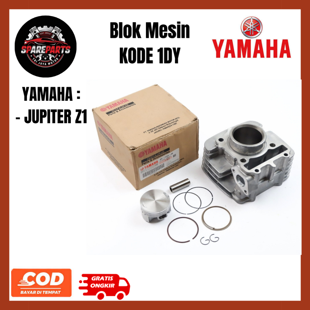 Blok Mesin 1 Set Yamaha Jupiter Z1 1DY Original