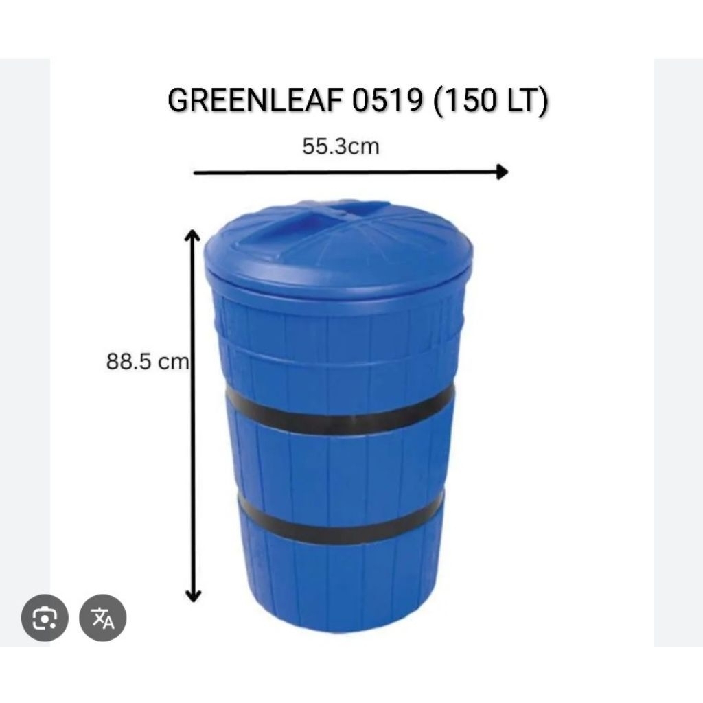 GREENLEAF TONG TUTUP BIRU / TONG AIR BERKUALITAS