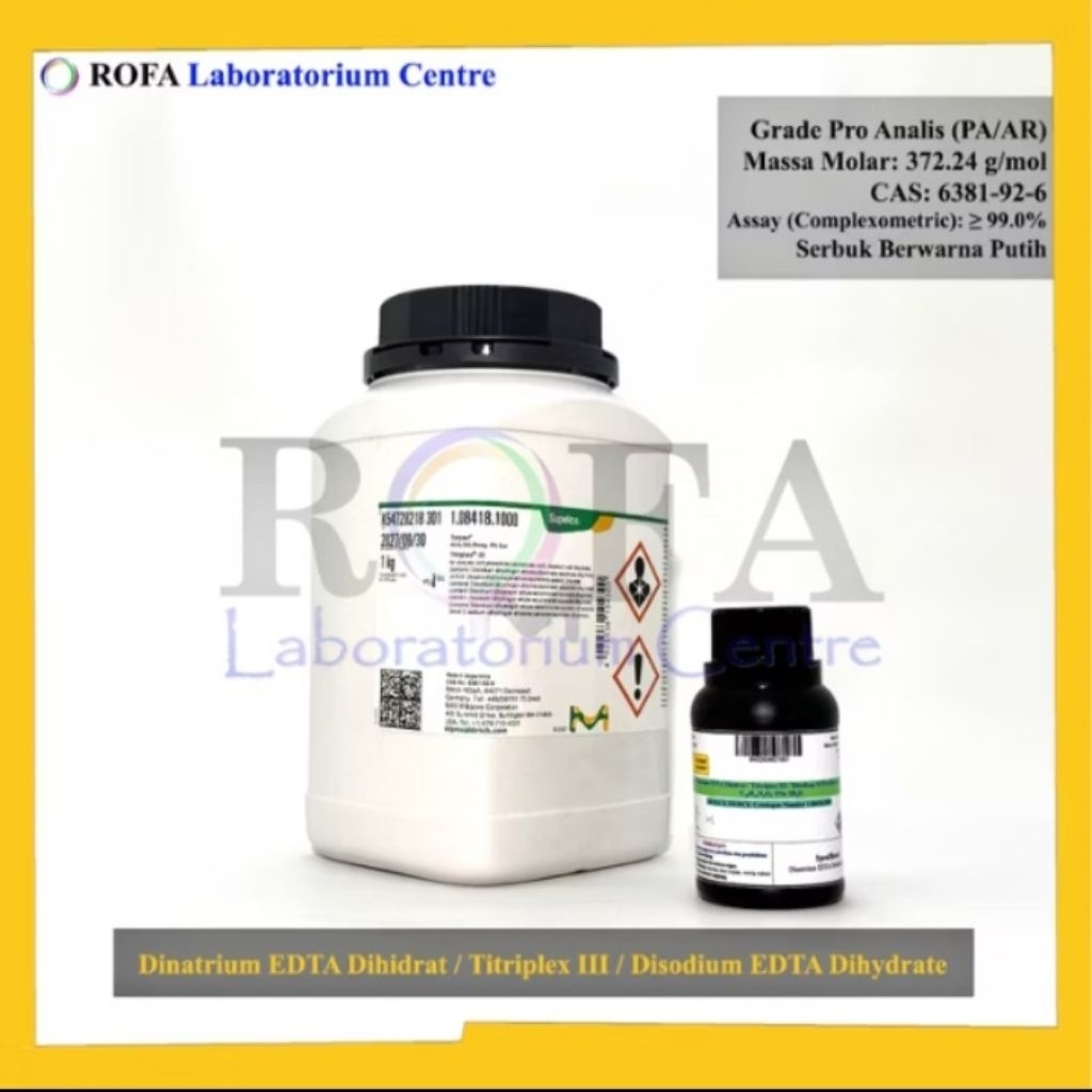 Dinatrium EDTA 5 gram by ROFA Laboratorium preloved