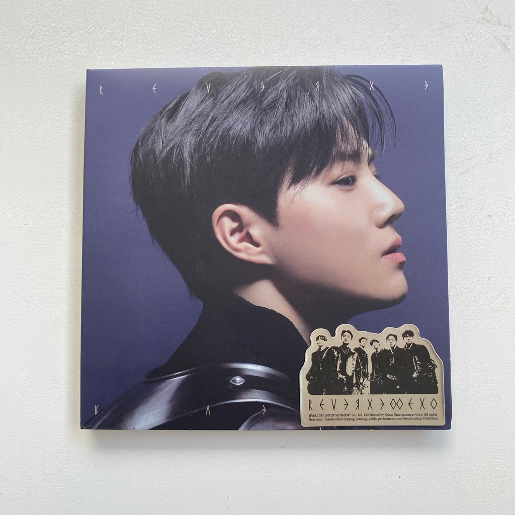 ALBUM ONLY TANPA PC SUHO EXO REVERXE DIGIPACK OFFICIAL PHOTOCARD DIGI UNSEALED SEALED INCLUSION PRIN