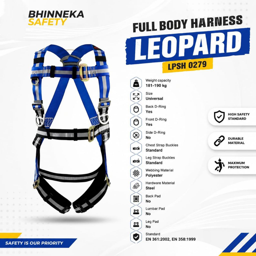 Full Body Harness Leopard LPSH 0279 / Safety Body Harness Leopard Original