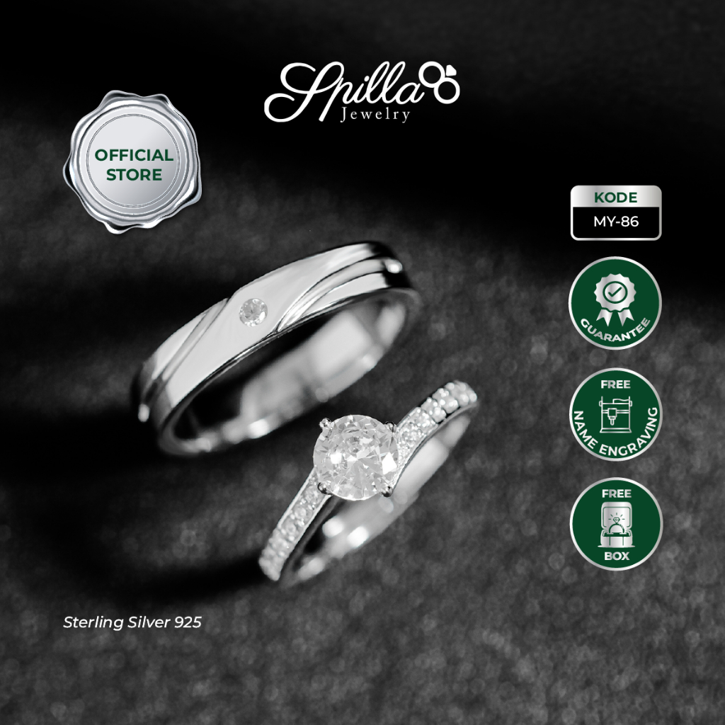 Spilla Jewelry MY-86 [NEW] Cincin Perak (Silver 925) Custom Size