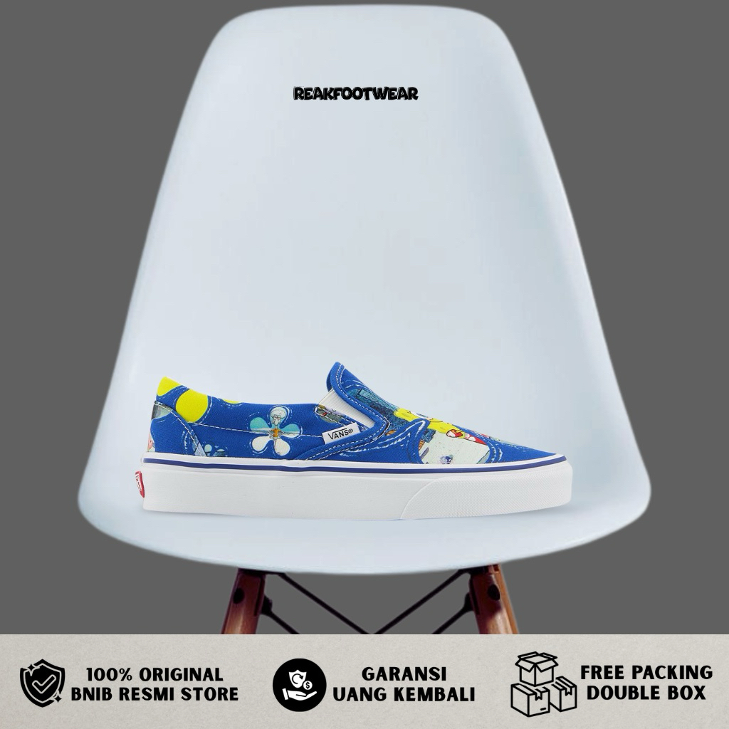 Spongebob x Vans Slip On Classic Alohabob