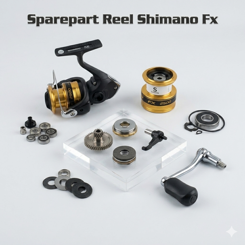 Sparepart Reel Shimano FX 1000 - BARU - ORIGINAL