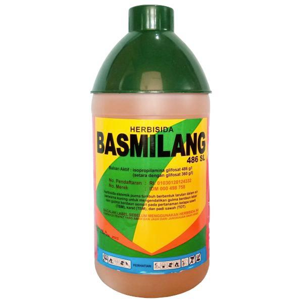 Basmilang 486 SL 1 Liter Herbisida Obat Racun Pembunuh Rumput Gulma 1L