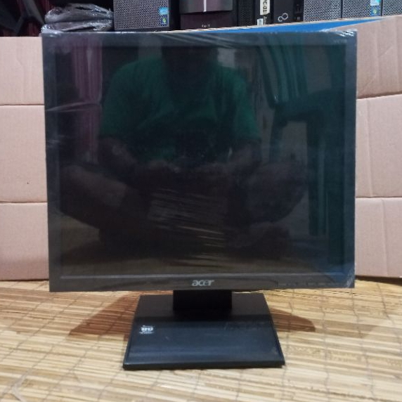 Monitor LCD 17 inch  kotak berbagai merk dell, lenovo, lg, hp, dll