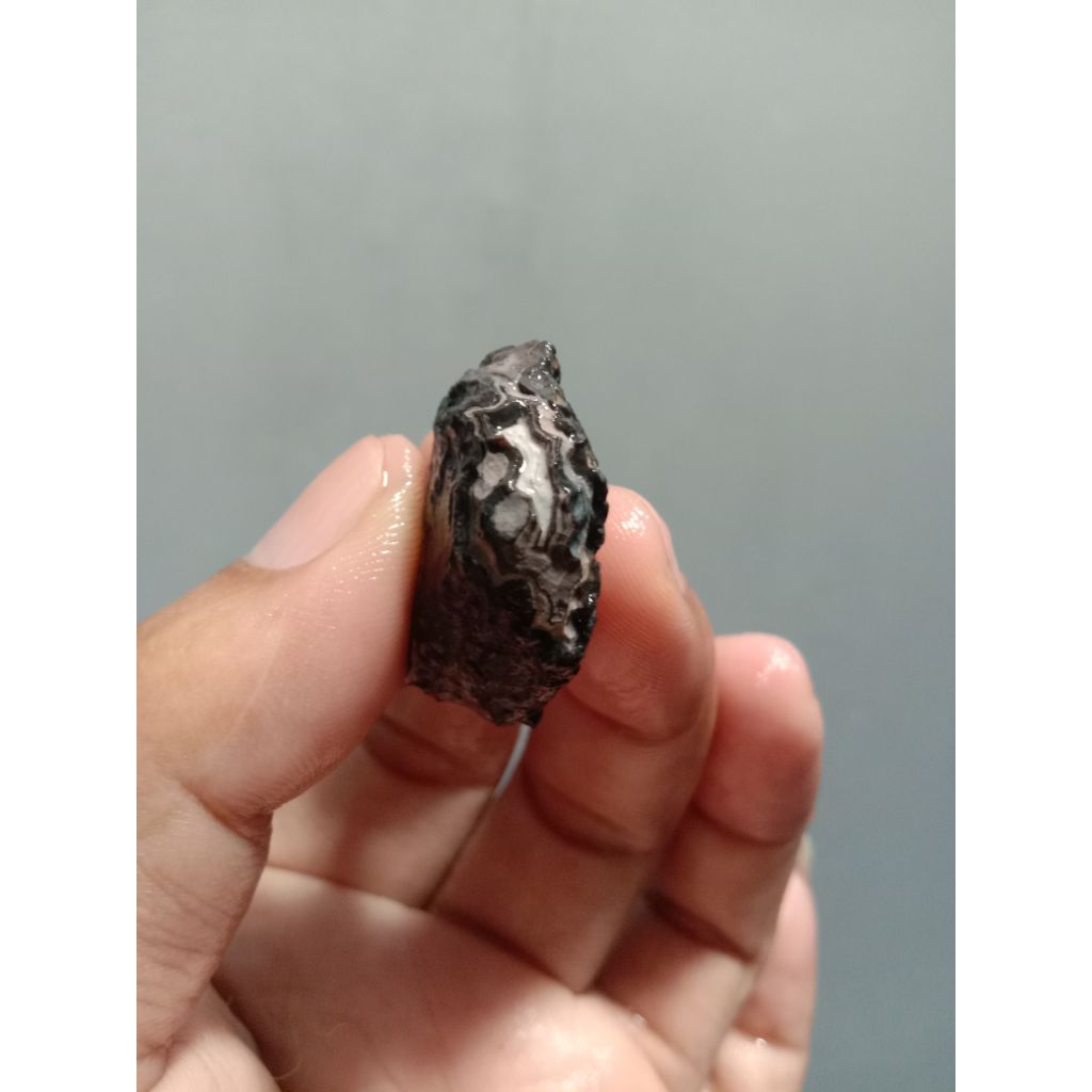 Rough Bahan Batu Akik Karang Nunggal Unik Antik