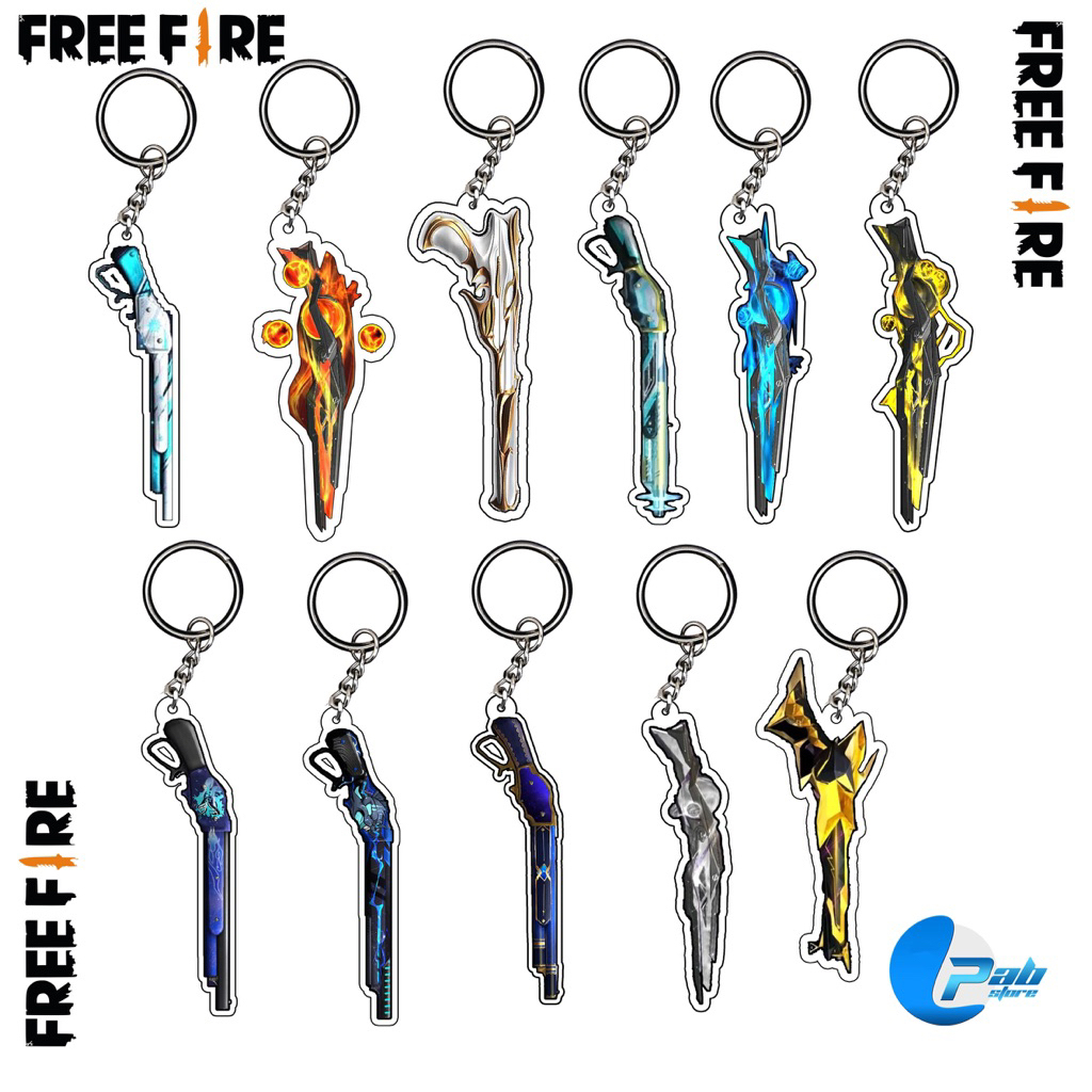 gantungan kunci ff free fire sg sultan sg mamba sg winter sg ramadhan | keychain free fire sg 2 juta