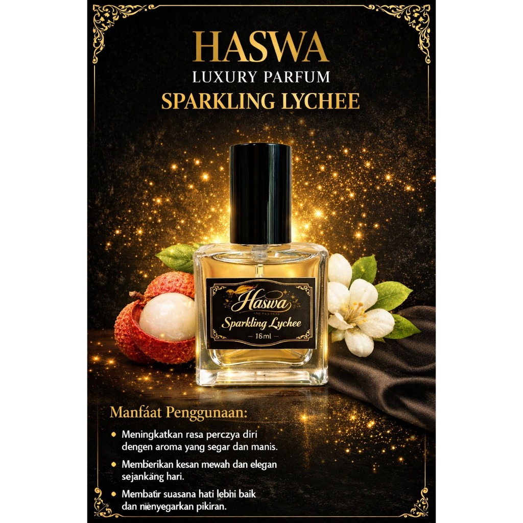 parfum sparkling lychee | parfum segar dan mewah