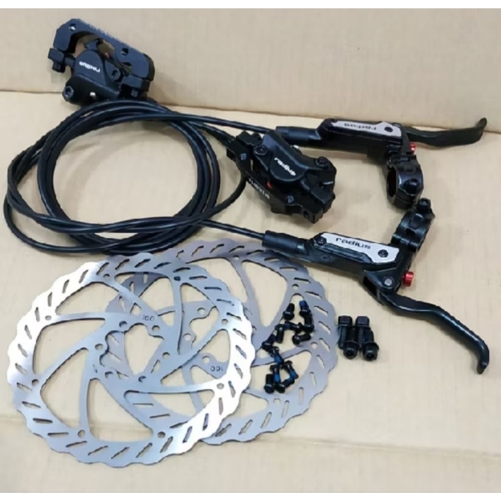 rem disc brake hidrolik sepeda MTB radius