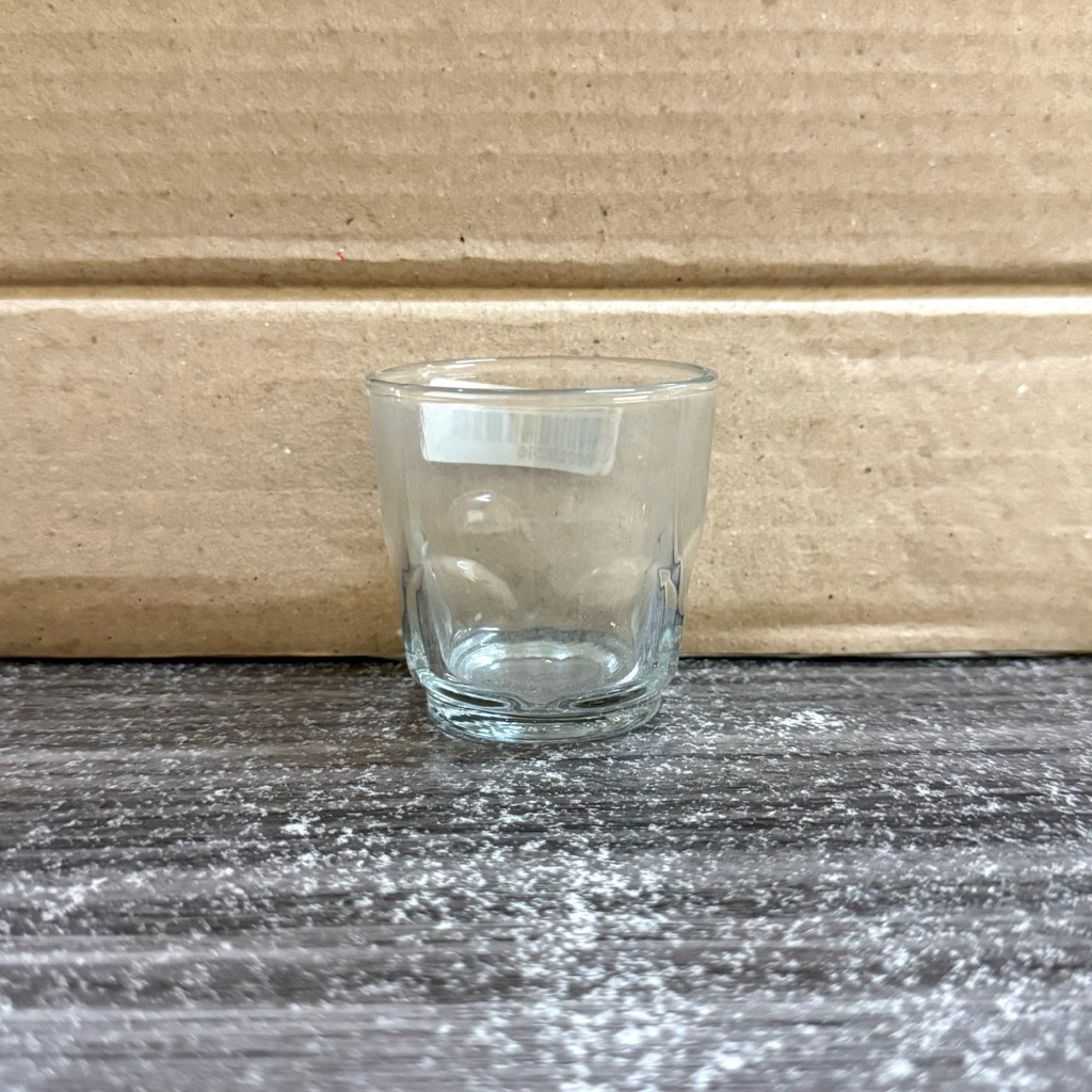 GELAS KACA SLOKI KECIL KEDAUNG K-03 SLOKY BENING TRANSPARAN SHOT GLASS