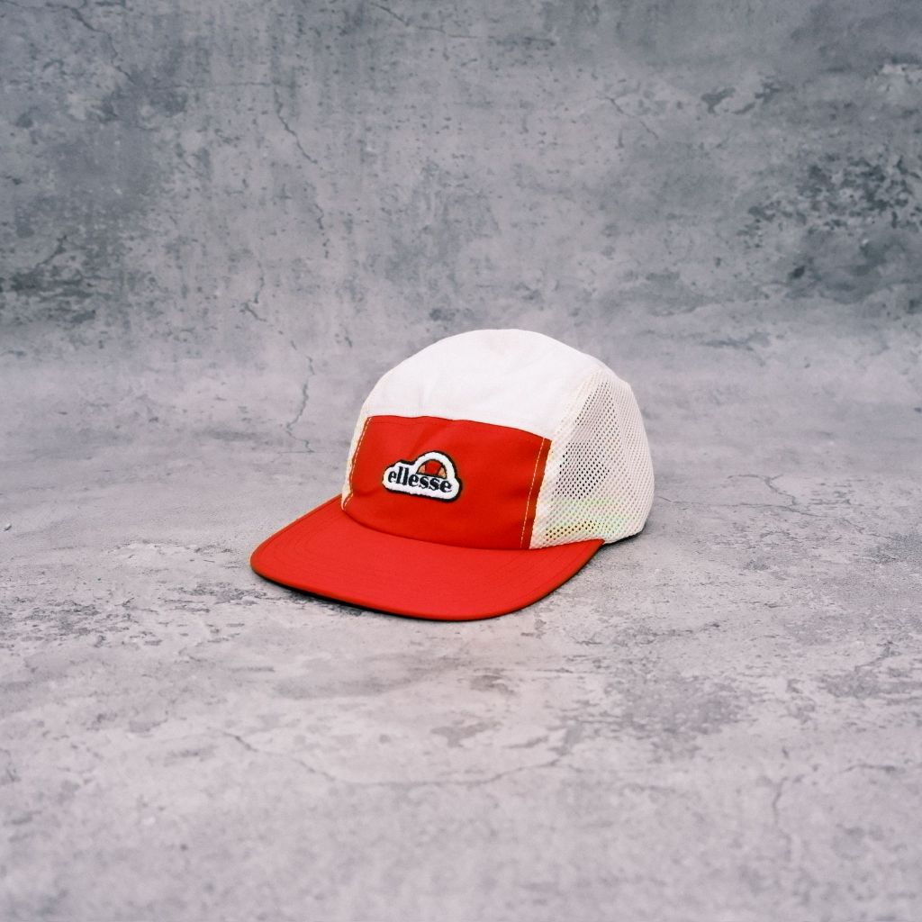 Ellesse Flat 5 Panel Cap (Red) Original