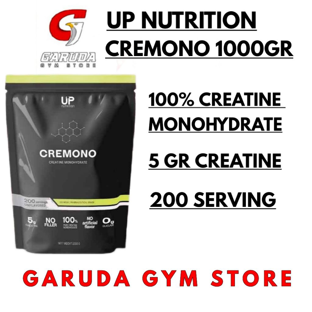 UP Nutrition Cremono 1000gr 200 Serving Creatine Monohydrate Original