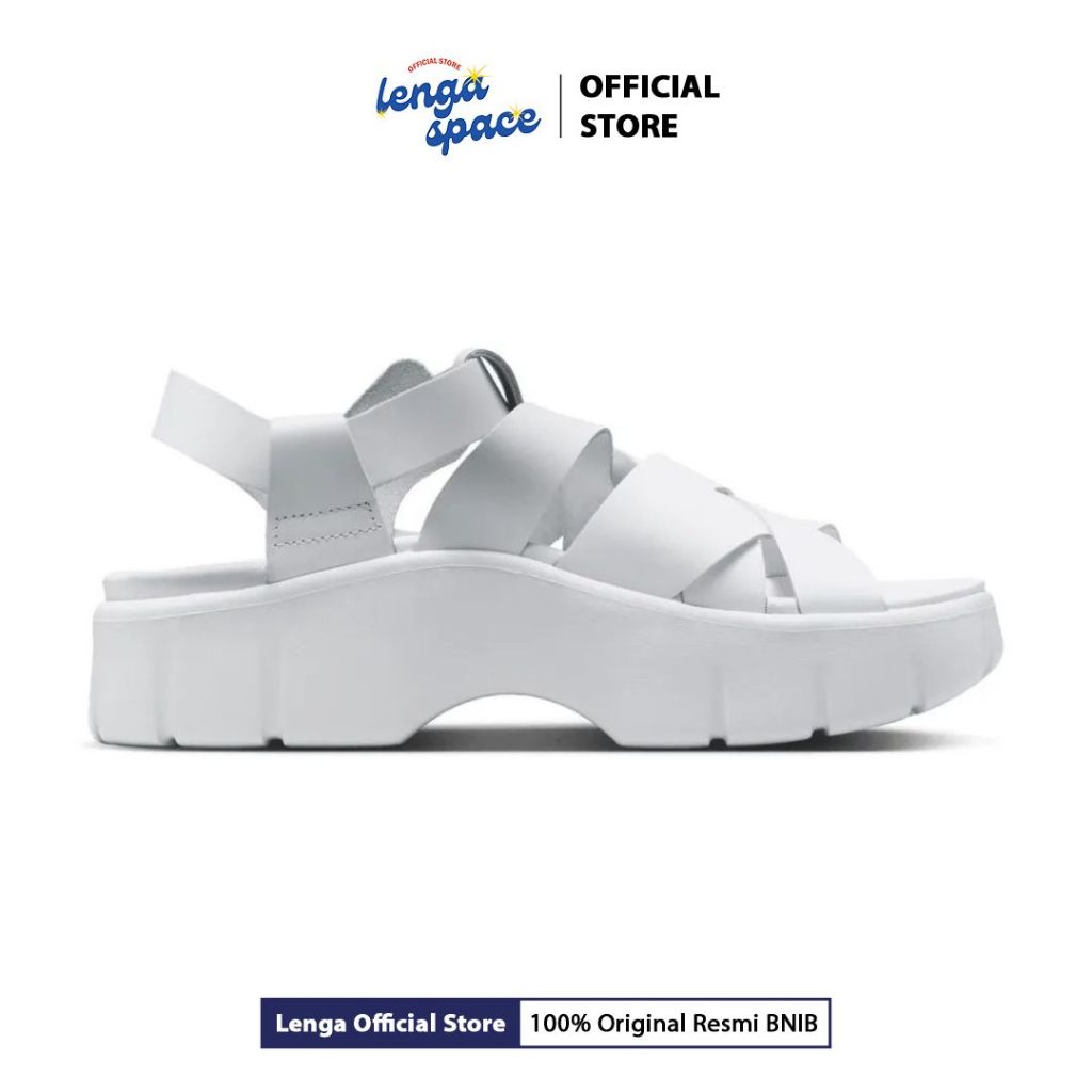 Sandal Wanita Jordan Willo Women's Sandals - White/Metallic Silver (IB8841-100) Original