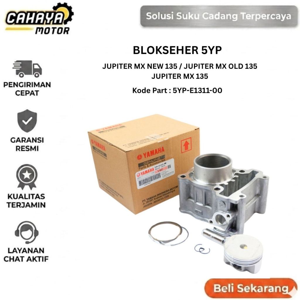 Blok Seher Yamaha Jupiter MX 135 New & MX Old 5YP / 5OC Original
