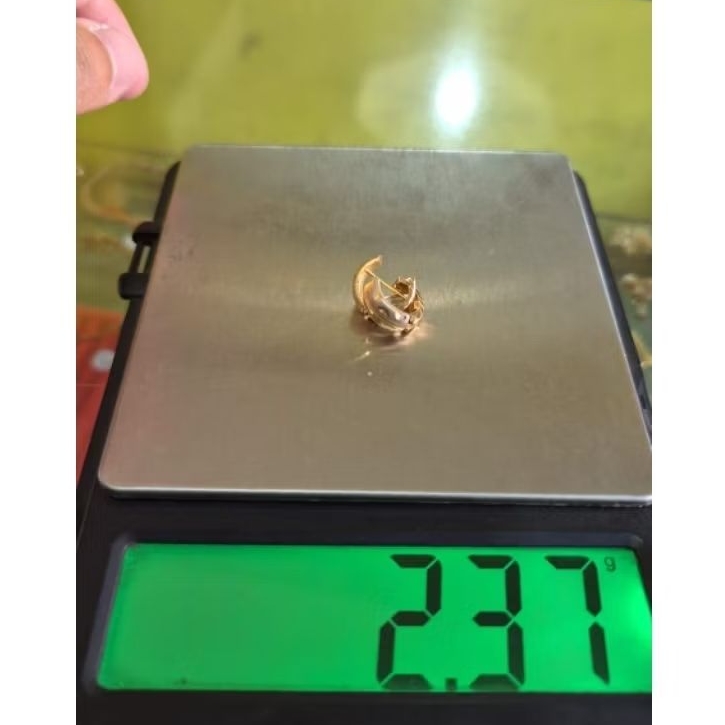 anting jepit - emas 22k - kadar 700 - harga murah