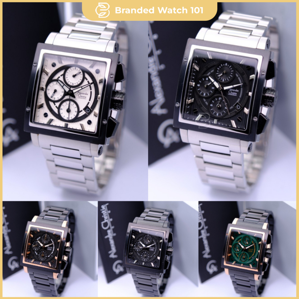 ORIGINAL Jam Tangan Pria Alexandre Christie AC 6182 / AC6182 / 6182 Garansi Resmi 1 Tahun.