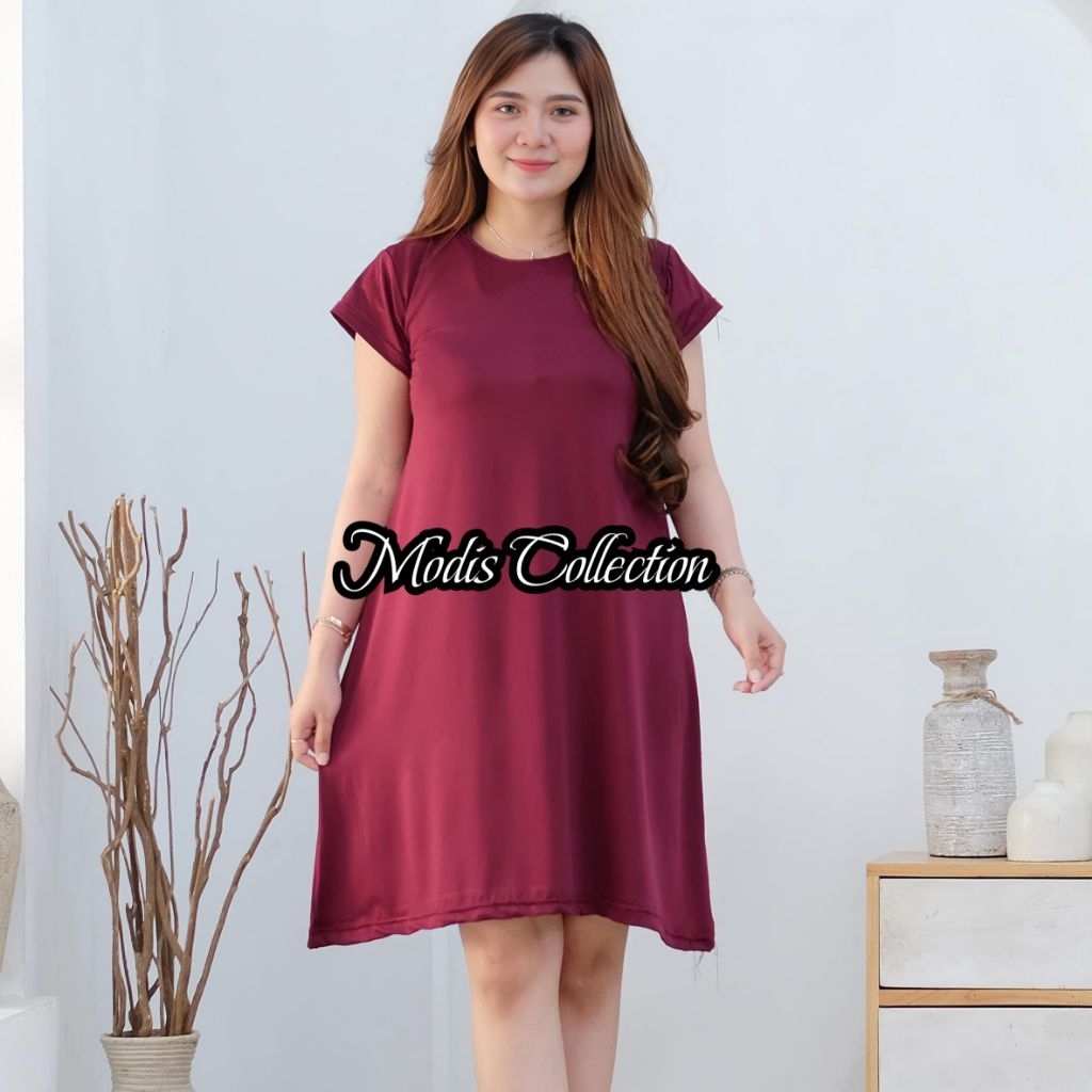 Daster Mola Spandek Premium Model Polos Terbaru