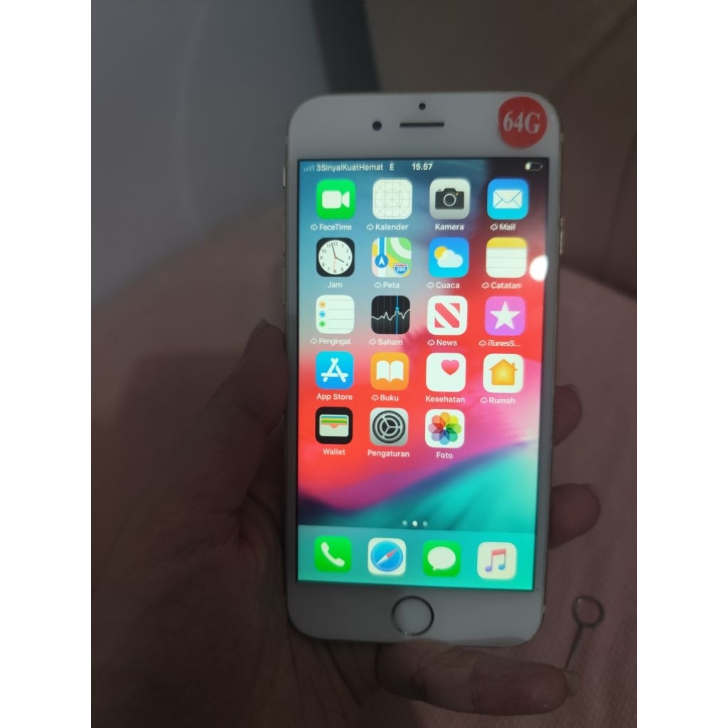Iphone 6 All SIM 64gb mulus gold second