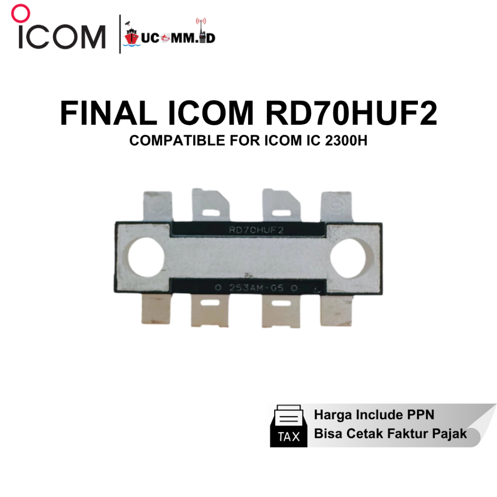 Final ICOM IC-2300H IC2300 2300H RD70HUF2 ORIGINAL