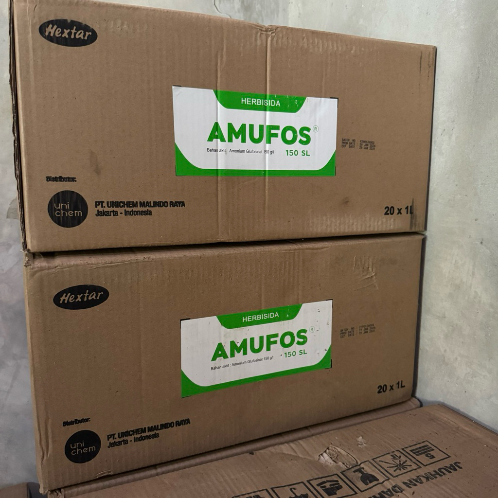 Herbisida AMUFOS 150SL 1 Box 20 Liter - Efektif Non Selktif Atasi Semua Jenis Gulma