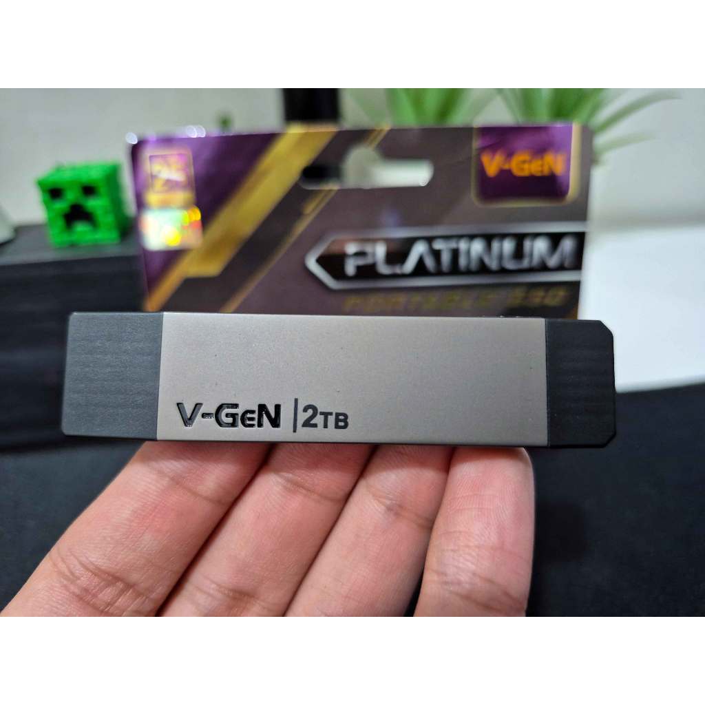 SSD 2TB Portable V-Gen Platinum Garansi Resmi On Exp. Dec 2027 | ssd portable 2tb | ssd vgen portabl