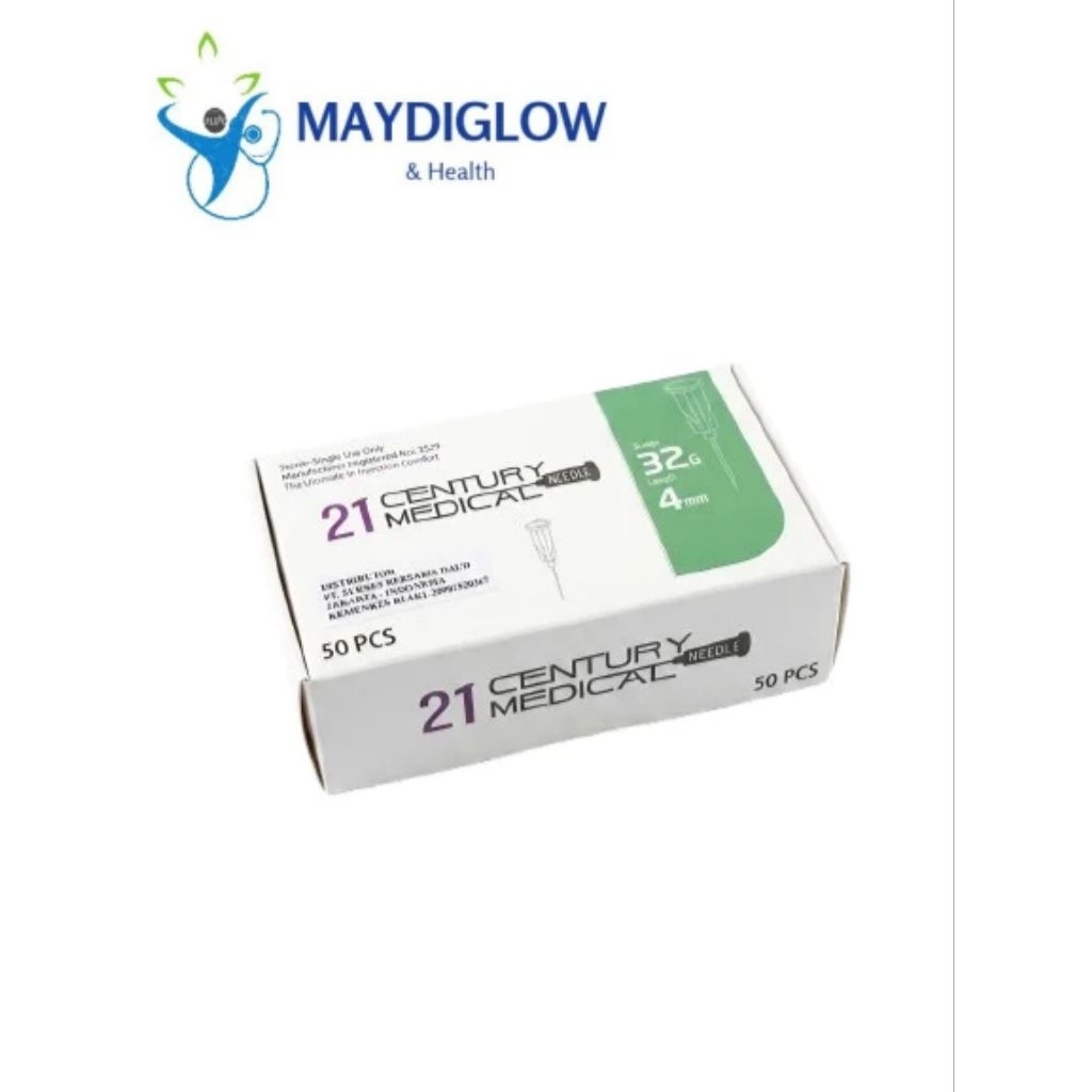 Century Meso Needle 32G 4 mm - Jarum Mesoneedle untuk Skinbooster (HARGA BOX)